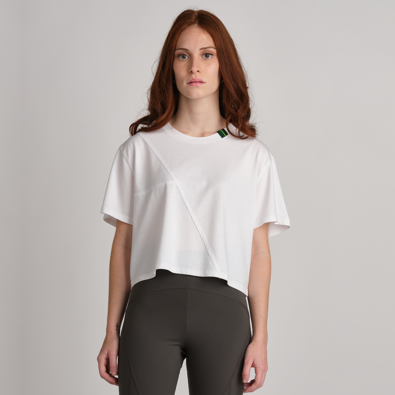 HER ORGANIC COTTON + MODAL CROPPED TEE